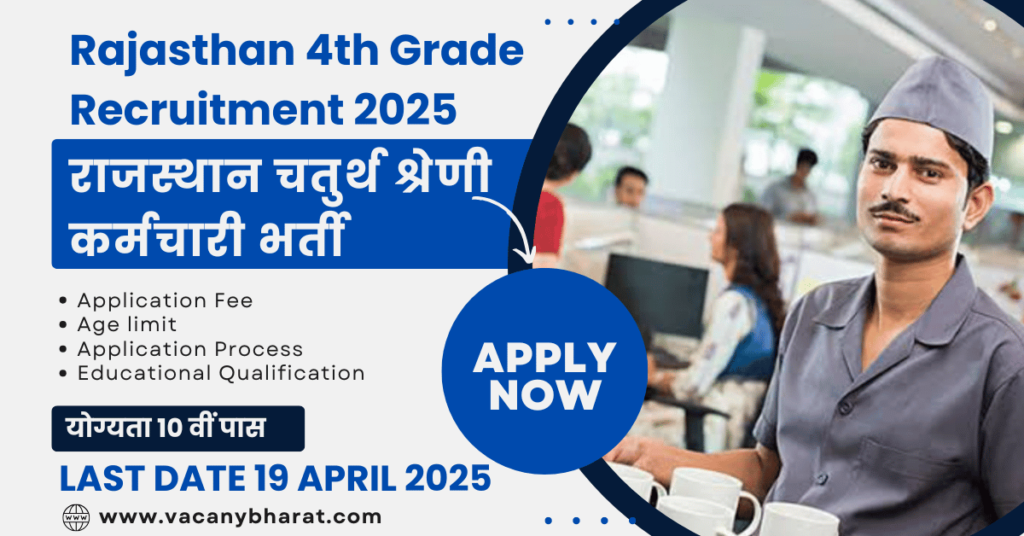 Rajasthan 4th Grade Recruitment 2025